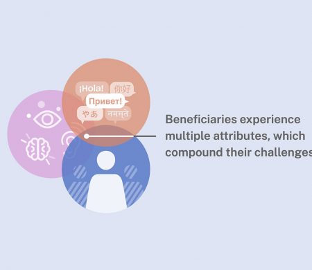Beneficiaries experience multiple attributes, which compound their challenges.